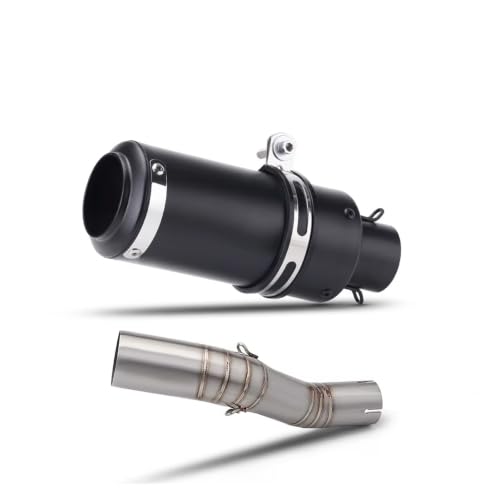 Silencieux d'échappement 51mm en acier inoxydable avec tuyau intermédiaire de liaison pour CBR250RR