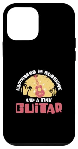Happiness Is Sunshine And A Tiny Guitar �ʔ����E�N�����t�� �X�}�z�P�[�X iPhone 12 mini �p