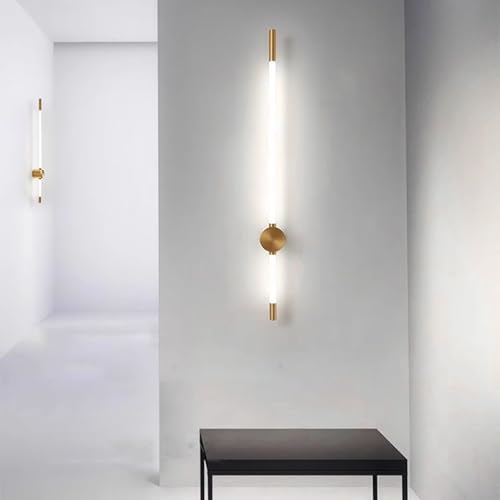 LED interior apliques de pared lineales para eliminar zonas oscuras en el salón