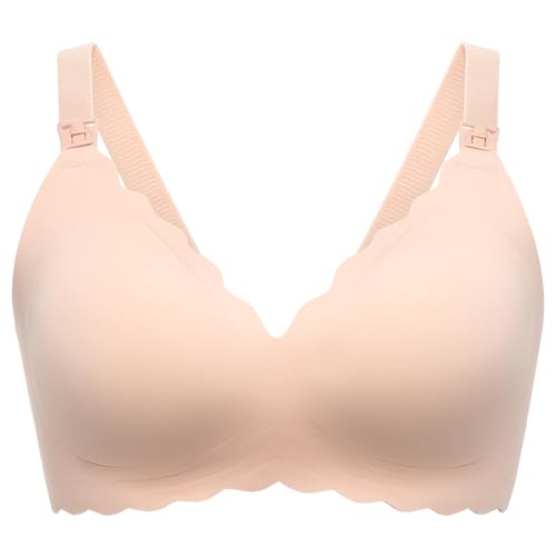 Image of Momcozy Nursing Bras for Breastfeeding, Jelly Strip Support Maternity Bra