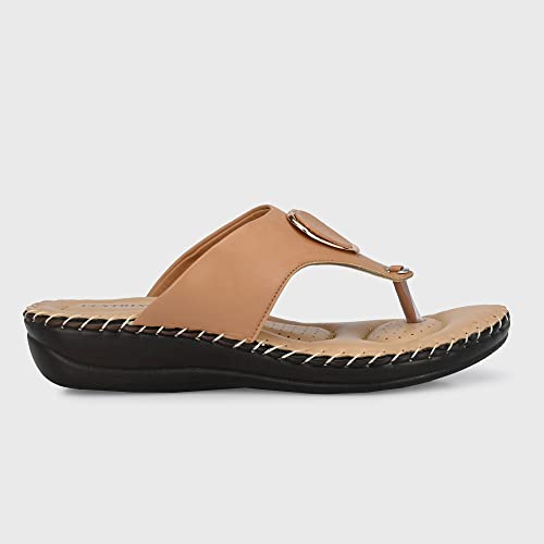 Image of Centrino Women's Thong Comfortable Ortho Care Ladies | Fashion Wear Sandal & Chappal | Soft Cushioned for More Comfort (7902)