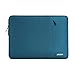 MOSISO Laptop Sleeve Compatible 13 Inch MacBook Pro Touch Bar A1989 A1706 A1708 USB-C 2018 2017 2016, Surface Pro 2017, Dell XPS 13,Polyester Water Repellent Vertical Bag with Pocket,Deep Teal