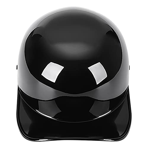 Yesmotor Baseball Style Cap Motorcycle Helmet Unisex-Adult - Dot Approved (Light Black,Xl) #TOP3