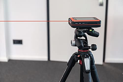 WALTER Multifunktionskamera 5-in-1, Endoskopkamera, Entfernungsmesser, Temperaturmesser, integrierte Schwanenhalsverlängerung, hochauflösendes Farbdisplay, Aufbewahrungstasche, LED-Arbeitslicht, Laser
