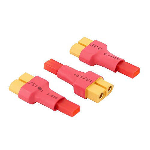 3pcs Adaptador inalámbrico XT60 hembra a JST miniatura 1