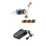 LawnMaster OcuMow™ Robot Lawn Mower with Cordless 24V MAX 10” Grass Trimmer Combo Kit + LawnMaster MX24V Battery Charger – 24LFC14-ETL