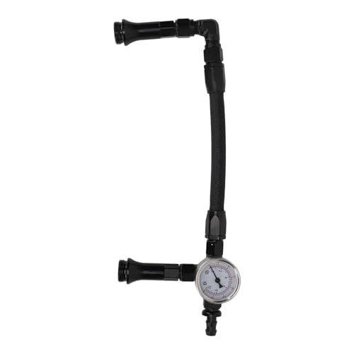 AN6 Braided Dual Feed Carb Fuel Line Kit for Holley 4150 Carbohydrate with Stainless Steel Nylon Fiber Hose, Suitable for Any 4150 Base Carbohydrate (AN6) by Keenso - Image 9