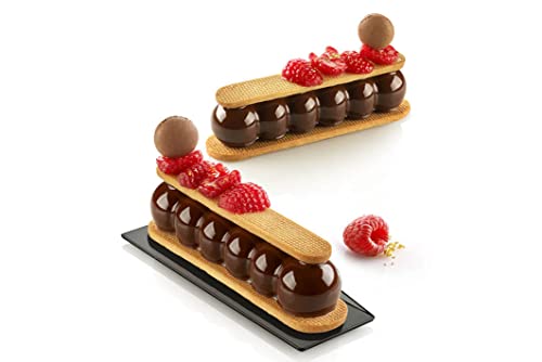 Silikomart S.r.l. Silikomart - Stampo in silicone per tartufo Eclair 75, con stampino