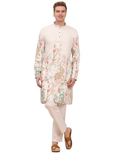 Pro-Ethic Style Developer Mens Indian Traditional Cotton Kurta Sets Men Kurta Set Indian Wedding Dress New Outfit Orange