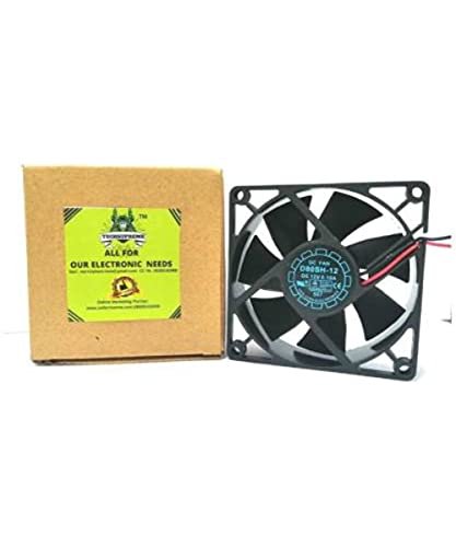 TechSupreme Combo for DIY Incubator W1209 12V DC Digital Temperature Controller Board with 12v 2amp charger and 3 inch fan Electronic Components Temperature Sensor and Controller