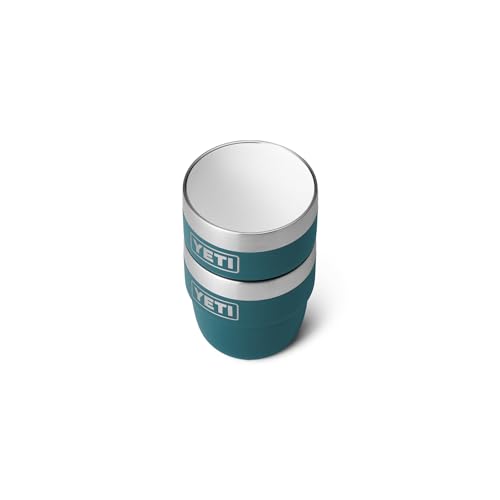 Image of YETI Rambler 4 oz Stackable Cup, Stainless Steel, Vacuum Insulated Espresso /Coffee Cup, 2 Pack