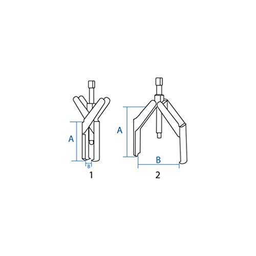 King Tony 79622641 Extractor 2 Long Claw 55-95 P 90 mm - Image 2
