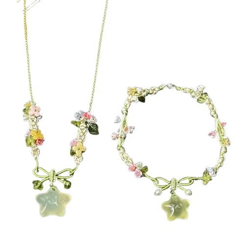 Cadeaux faits à la main pour femmes : breloque d'été fleur papillon
