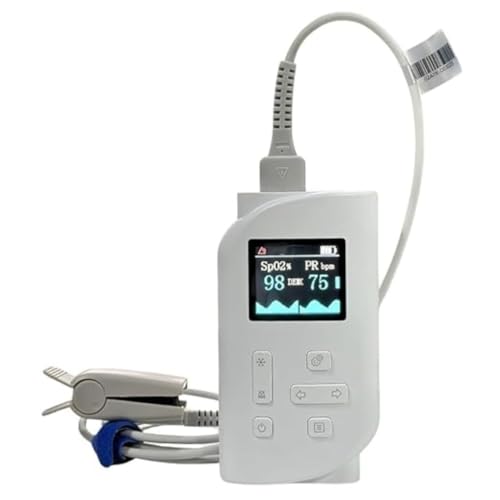 Image of Handheld Pulse Oximeter | Professional SPO2 & Pulse Rate Monitor with TFT LCD Display | Rechargeable Finger Oximeter | Ideal for Hospital, Clinic & Home Health Use (Neonatal /Kids)