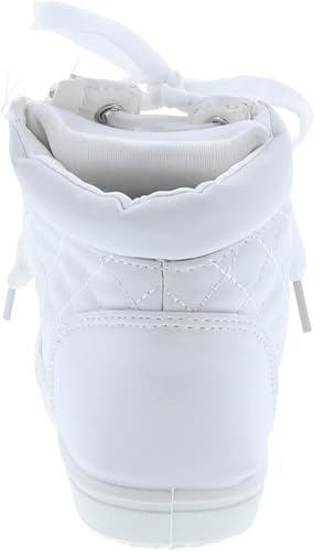 Girls Fashion High Top Lace Up Sneakers4