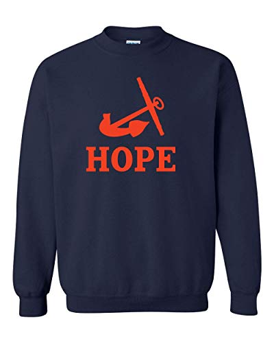Hope College Anchor One Color Unisex Crewneck Sweatshirt - Hope Flying Dutchmen Apparel