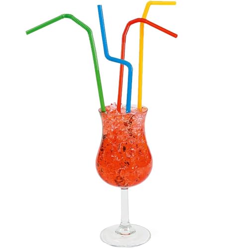 Pitillos plásticos flexibles de colores brillantes 144pz miniatura 2