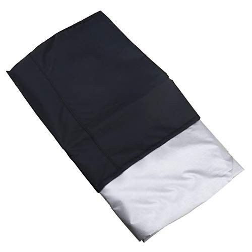 30 “/ 36 „Schwarz Runde Premium Wasserdichte Feuerstelle Abdeckung Wasserdicht Outdoor Garten Feuerstelle BBQ Schutz-2