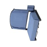 NVOQILIN Stadionstuhl mit 150 kg Kapazität, bequemes Kissen, tragbar, kleiner Bleicher-Sitz für Veranstaltungen im Freien