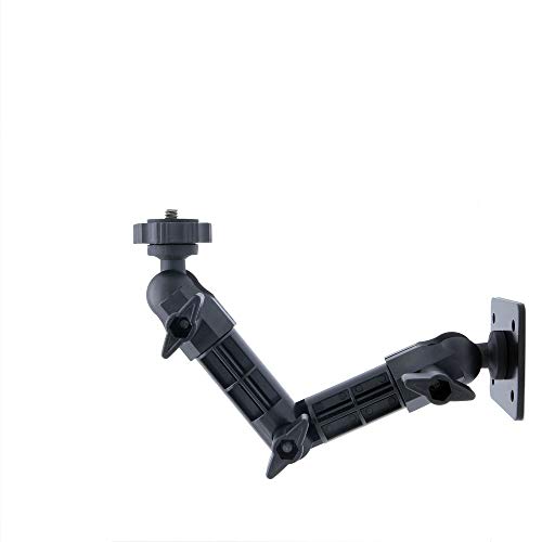 9 Inch Articulating Magic Arm Wall Mount Holder Stand for Camera LED Light, Video Lamp - Thumbnail 7