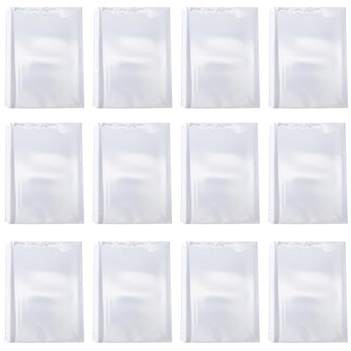 Pochettes pour classeur A4 de haute protection transparentes 30 trous durables