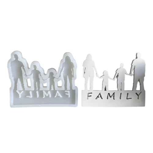 Qsvbeeqj Familia De Cuatro Moldes De Silicona En La Familia De Silicona Moldes Para Hacer Portavelas Plugin Decoraciones Decoraciones De Yeso