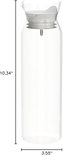 Miniatura 5 de HARIO WPC-90-W Jarra de agua, 30.4 fl oz (30.4 fl oz), color blanco