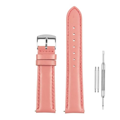 Image of Lineon Colourful 16mm Full Padded Univarsal Vegan Leather Watch Strap For Branded Watches Compitable with (Titan, Timex, Casio, Sonata etc) Tool and Pins Include