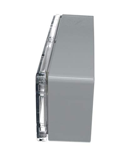 Bud Industries Pn-1326-C Polycarbonate Nema 4X Box 7.68" L X 3.15" W X 2.17" H, Gray #TOP3