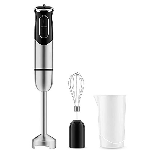 Stabmixer, Omelette Mischer, Mixer mit Spritzschutz, Befestigung Ergonomisch handgefertigt, Zwei-Geschwindigkeits-Modus Handschaumbereiter für
