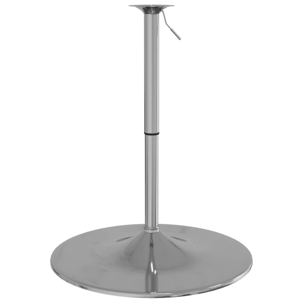 vidaXL Gestell für Bartisch, Tischgestell Höhenverstellbar, Tischbeine Tischuntergestell für Stehtisch Bistrotisch, Verchromter Stahl