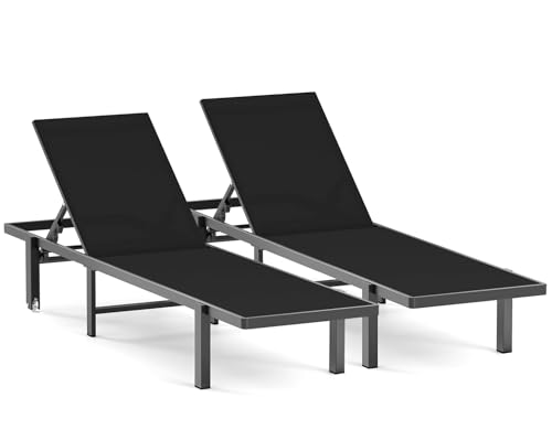 Ciokea Patio Chaise Lounge Chair Set of 2