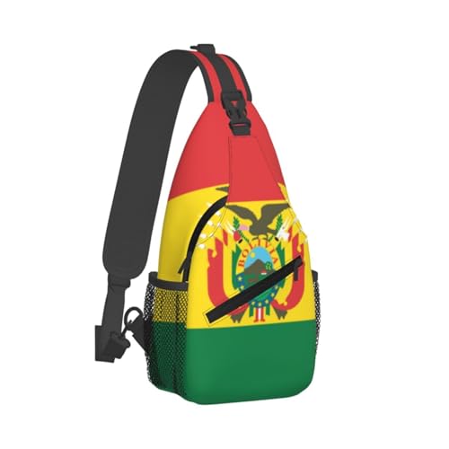 Bolso cruzado tipo mochila sling negro para hombro miniatura 2