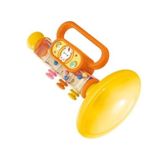 Itonash Juguete de Trompeta para bebé de Dibujos Animados Jugable para Niños, Instrumento Musical Multifuncional con Material de Primera Calidad, Artesanía Fina para Educación Temprana
