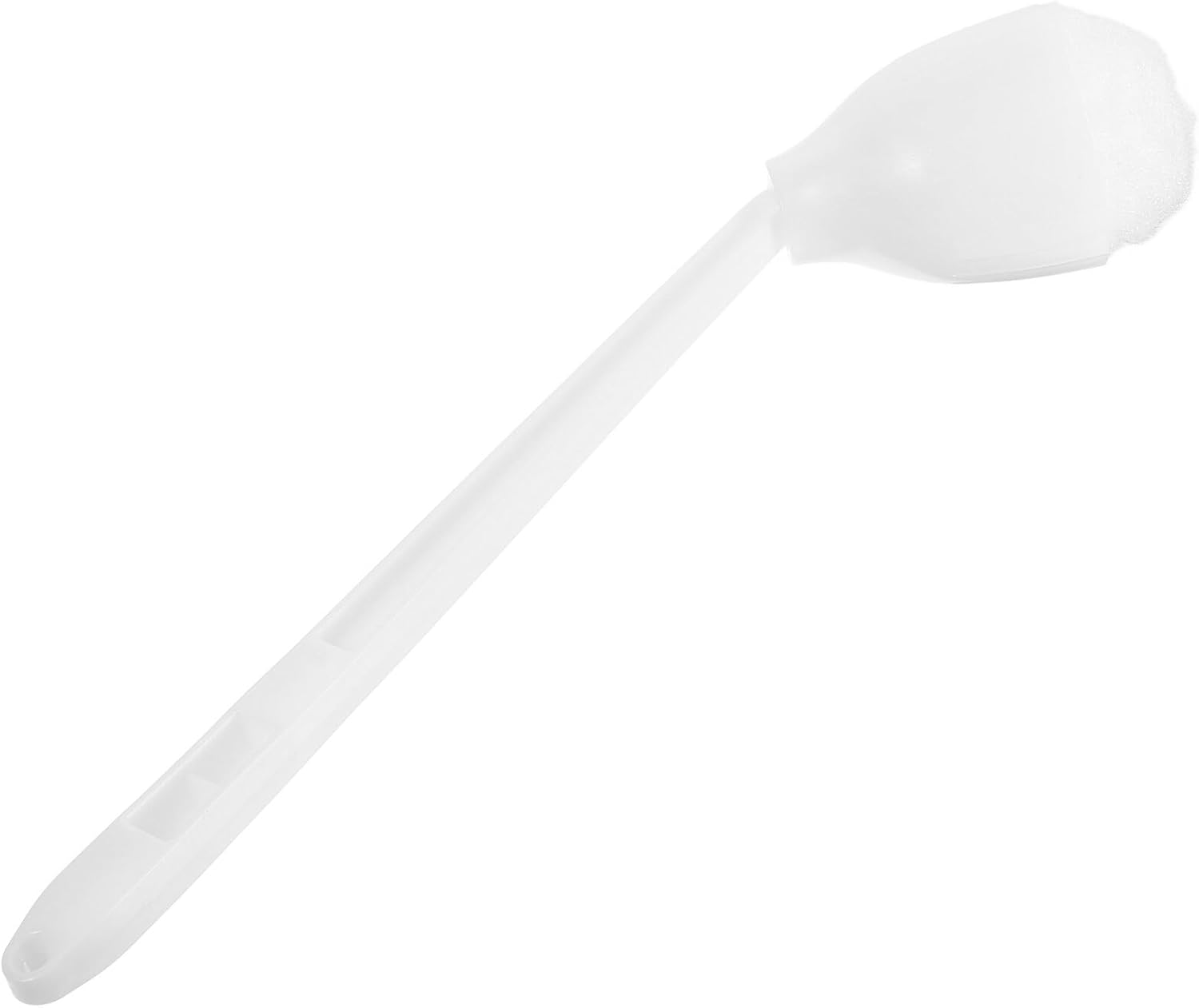 Long Handle Toilet Bowl Brush Mop White Plastic Cotton Soft Swab
