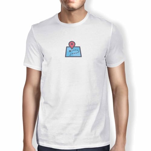 T-Shirt Green Fish Fdmtsi-104457 Blanc en M resout le probleme des basiques qui se detendent au lavage