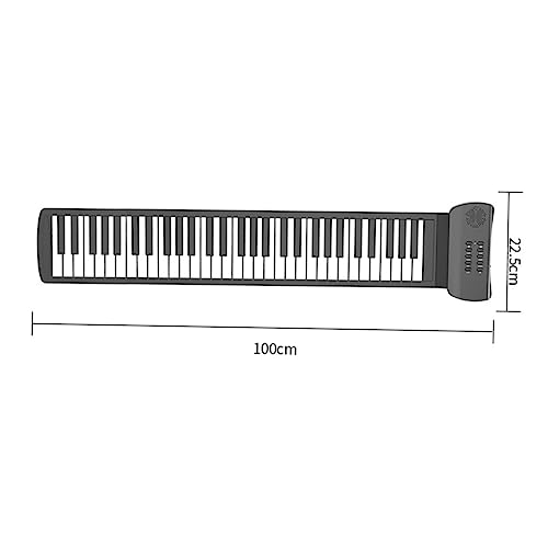 TOYANDONA Rouleau De Piano Clavier Électronique Clavier De Piano Pliable Clavier Pliable Piano Électrique Instruments De Musique Pour Adultes Piano Pour Adultes Gel De Silice - Les Beatles, Paul McCartney, John Lennon, RIngo Starr, George Harrison TOYANDONA Rouleau De Piano Clavier Électronique Clavier De Piano Pliable Clavier Pliable Piano Électrique Instruments De Musique Pour Adultes Piano Pour Adultes Gel De Silice – Image 3