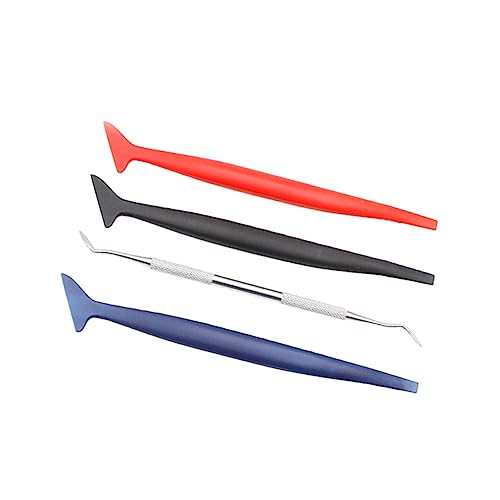 12 Peças Raspador de borracha para envelopamento Raspador de plástico para envelopamento Raspador de