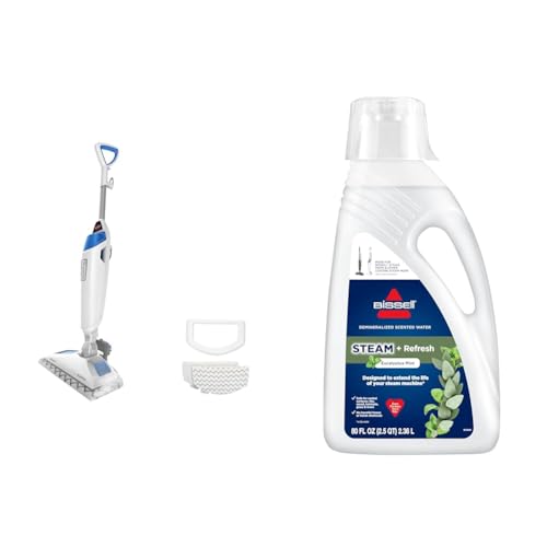 Bissell Power Fresh Steam Mop with Scrubber, 80 oz