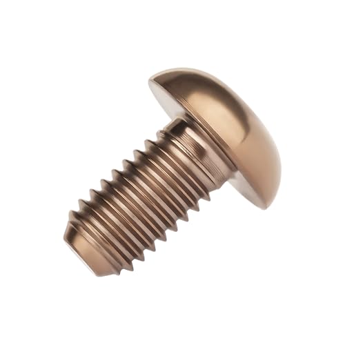 Image of Titanium Bolt M3 8 10 12 15mm Allen Key Head Screws for Bicycle Pack of 4 (Bronze, M3x10mm)