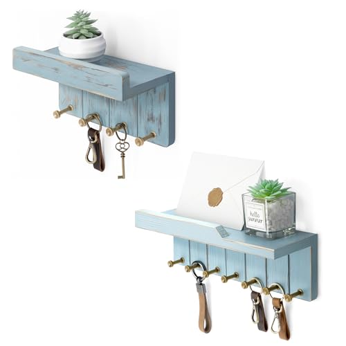 Rebee Vision Farmhouse Key Holder Wall Mount Set – Small