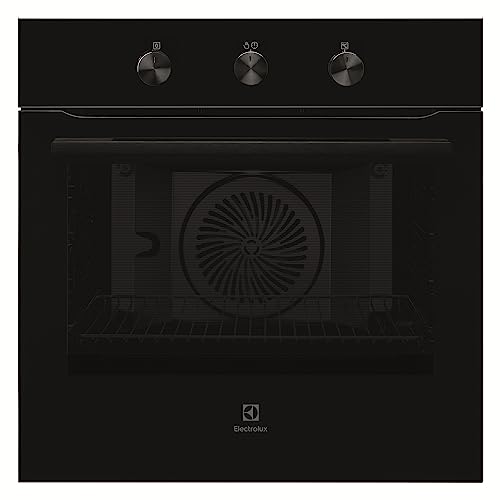 Image of Electrolux 68L 60cm Built-In Oven with 5 Functions, UltimateTaste 300, Glass, Black, KOHLH00KA