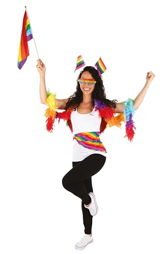 P'tit Clown Bandana Arc-en-ciel Do-Rag, Rainbow, One Size - Image 2
