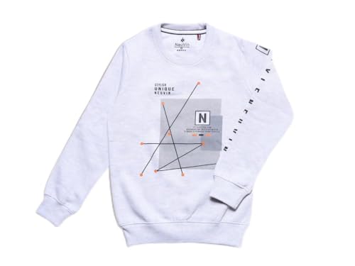 Image of Round Neck Fleece Sweat Shirt for Boy's