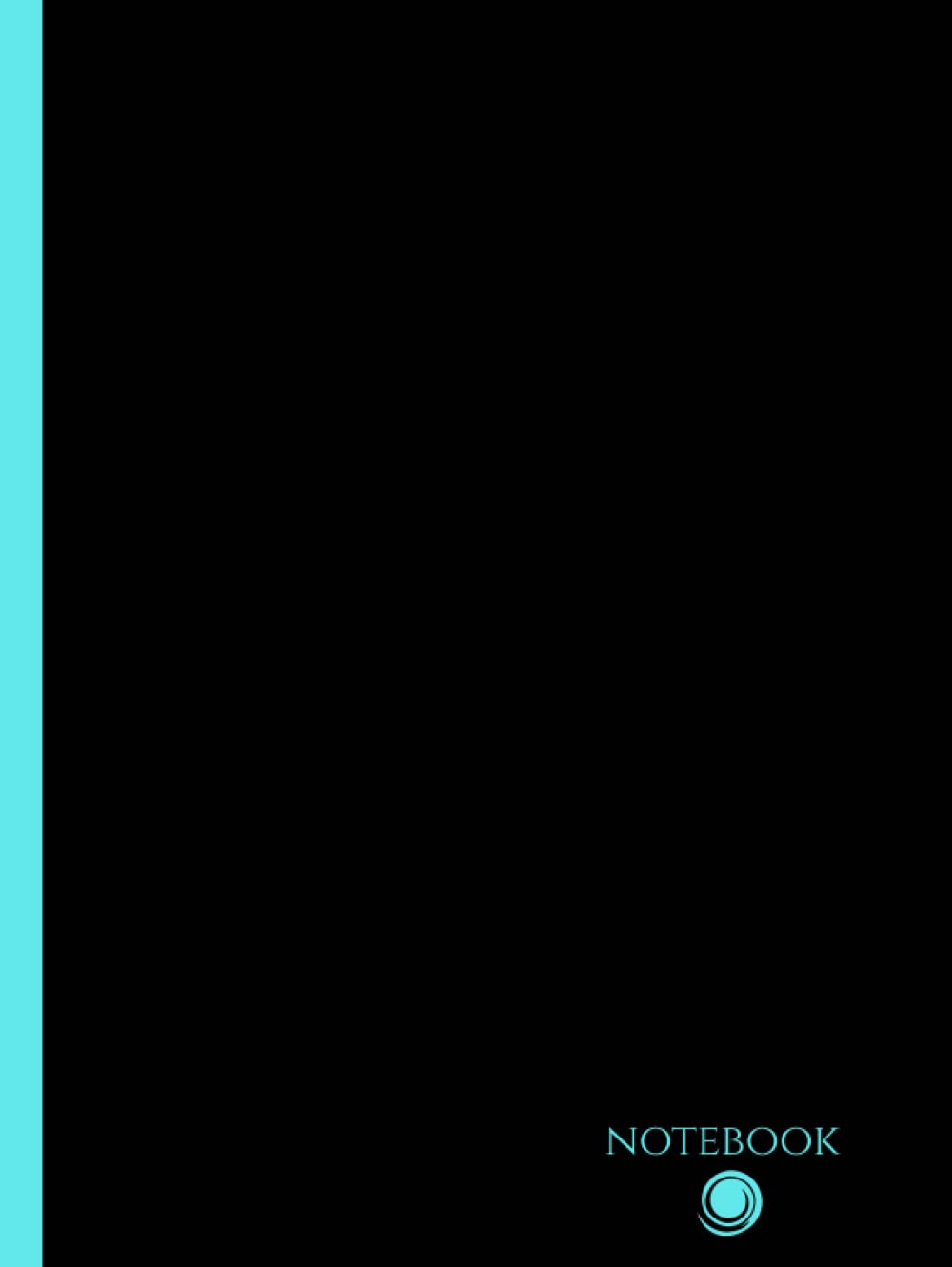 Studio Boone Professional Hardcover Notebook, 8.25" x 11", 120 Pages, Caribbean Blue