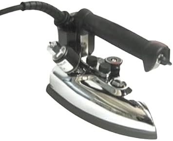 Gravity Feed Industrial STEAM Iron SILVER STAR ES - 85 Complete Set