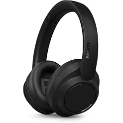 PHILIPS H6509 Wireless Headphones,Over-Ear Bluetooth Headphones with Noise Canceling Pro,Dynamic Bass,70H Battery Life,Fast Charging,Soft Ear Cups,Bluetooth 5.3, Multipoint Connectivity,App Control - Les Beatles, Paul McCartney, John Lennon, RIngo Starr, George Harrison