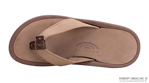 Image of Rainbow Sandals Men's Navigator Premier Leather Orthopedic Foot Bed w /Tapered Strap