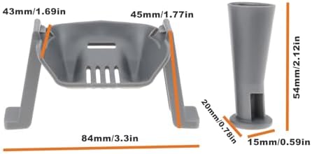 1 Set Drone Landing Gear Leg Stand Heightened Extension Bracket Compatible with DJI Mavic 4 PRO 4.3x8.4x4.5cm — 사진 4
