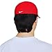 Nike Rise High-Crown Dri-FIT ADV Structured Cap - AeroBill Stretch-Fit Golf & Running (Red | Anthracite | White, Medium-Large)